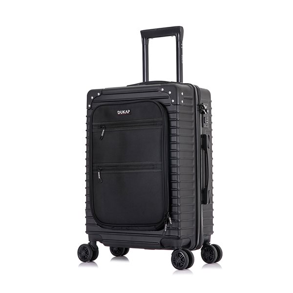 Dukap Tour Lightweight 20-in Suitcase with Integrated USB port