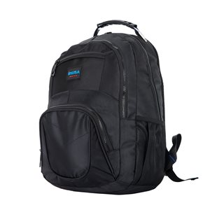 InUSA Crandon Black Executive Backpack for Laptops up to 15.6-in
