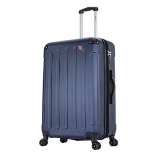 Dukap Hardside Spinner Suitcase 28-in with Integrated Digital Weight Scale - Blue