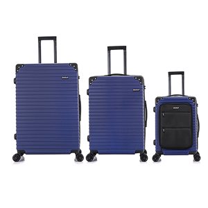 Dukap Tour Blue 3-Piece Luggage Set (20/24/28-in)