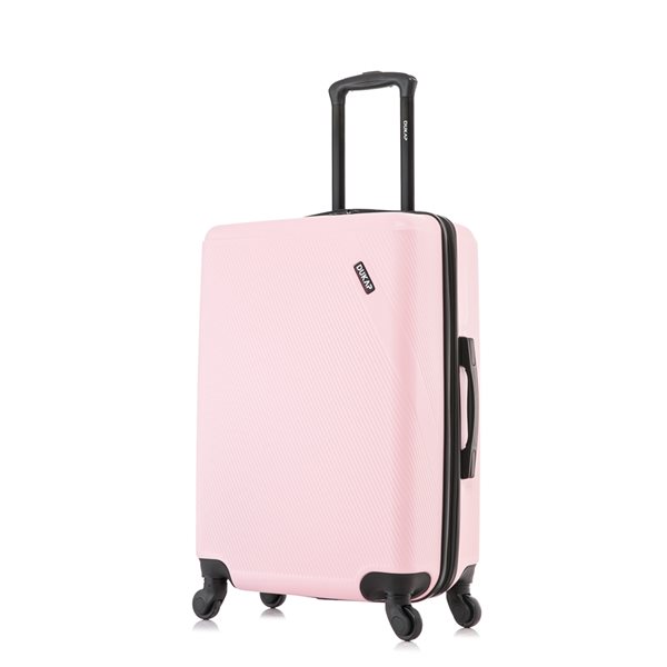 Dukap Discovery Lightweight Hardside Spinner Suitcase 24-in - Pink