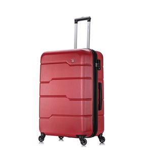 Dukap Rodez Lightweight Hardside Spinner Suitcase 28-in - Red