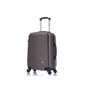 InUSA Royal Lightweight Hardside Spinner Suitcase 20-in - Brown