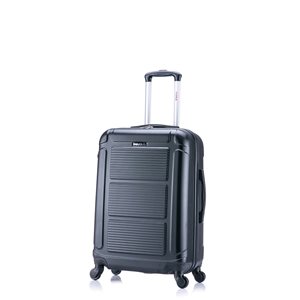 InUSA Pilot Lightweight Hardside Spinner Suitcase 24-in - Black