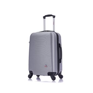 InUSA Royal Lightweight Hardside Spinner Suitcase 20-in - Silver