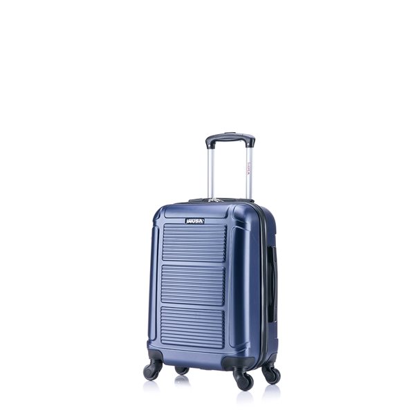 InUSA Pilot Lightweight Hardside Spinner Suitcase 20-in - Navy Blue ...