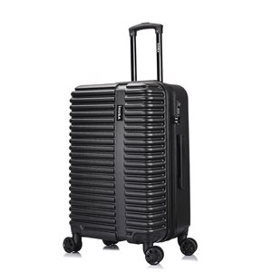InUSA Ally Lightweight Hardside Spinner Suitcase 24-in - Black