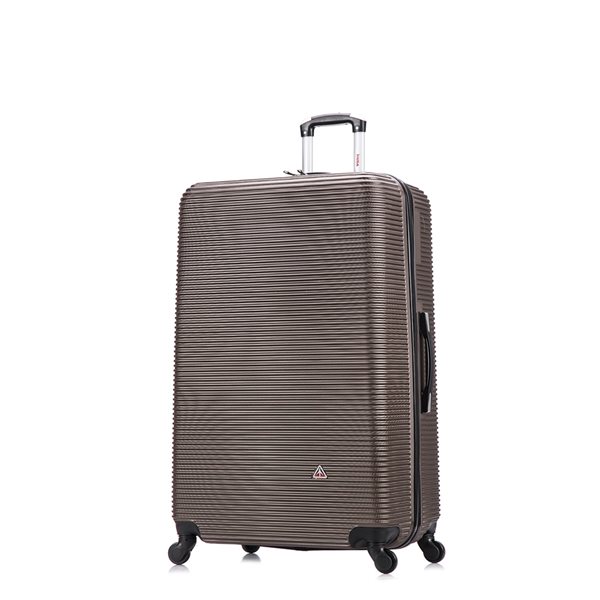 InUSA Royal Lightweight Hardside Spinner Suitcase 32in Brown IUROY00XLBRO RONA
