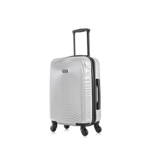 Dukap Inception Lightweight Hardside Spinner Suitcase 20-in - Silver