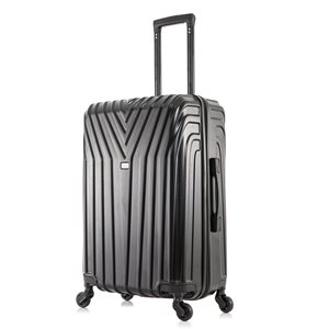 InUSA Vasty Lightweight Hardside Spinner Suitcase 24-in - Black