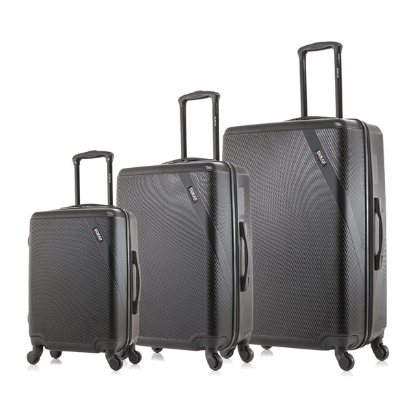 Dukap Discovery Lightweight Hardside Spinner 3-Piece Luggage Set (20-in ...