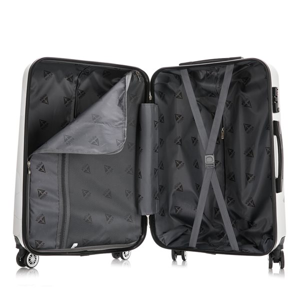InUSA Prints Lightweight Hardside Spinner Suitcase 20-in - World Design