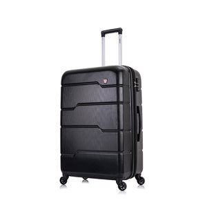 Dukap Rodez Lightweight Hardside Spinner Suitcase 28-in - Black