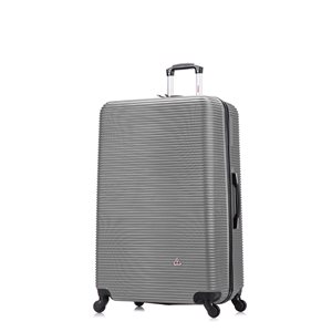 InUSA Royal Lightweight Hardside Spinner Suitcase 32-in - Silver
