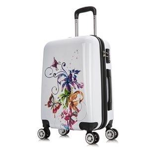 InUSA Prints Lightweight Hardside Spinner Suitcase 20-in - Fusion Design