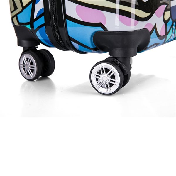 InUSA Prints Lightweight Hardside Spinner Suitcase 28-in - Las Vegas Design
