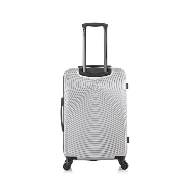 Dukap Inception Lightweight Hardside Spinner Suitcase 24-in - Silver