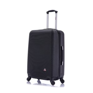 InUSA Royal Lightweight Hardside Spinner Suitcase 24-in - Black