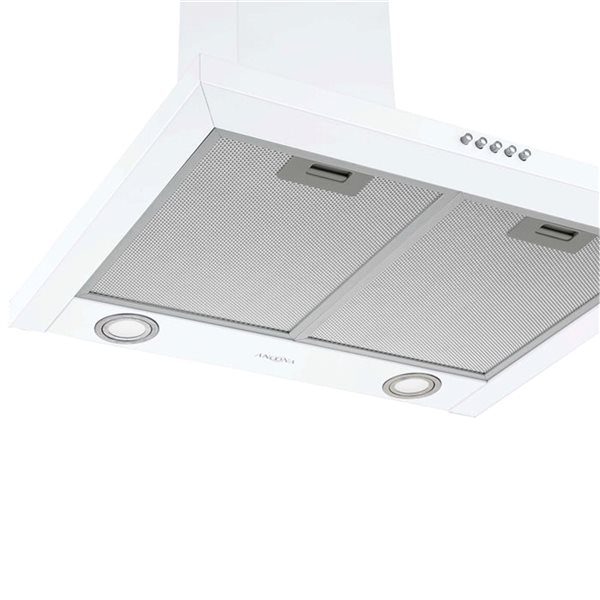 Ancona 24in Convertible White WallMounted Range Hood AN1533 RONA