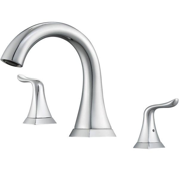 Ancona Scarlett Polished Chrome 2-Handle Widespread Bathroom Sink Faucet