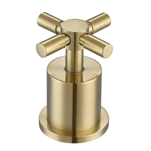 Ancona Prima Brushed Gold 2-Handle Widespread Bathroom Sink Faucet