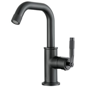 Ancona Industria Matte Black 1-Handle Single Hole Bathroom Sink Faucet