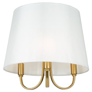 Artcraft-Lighting Rhythm Brushed Gold 3-Light Semi-Flush Mount