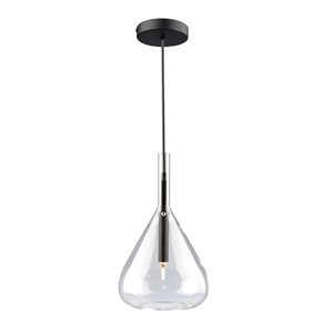 Artcraft Lighting Conic Black 1-Light Modern/contemporary Cone Standard Medium (10-22 Inches) Pendant Light