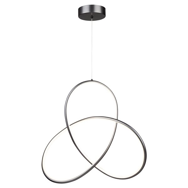 Artcraft Lighting Orion 30 W Grey Modern/contemporary Globe Integrated LED Medium (10-22 Inches) Pendant Light