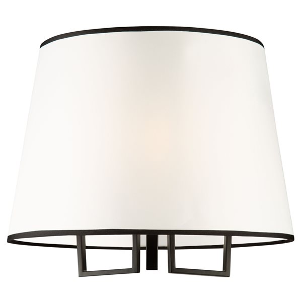 Artcraft-Lighting Coco Black and Gold 3-Light Semi-Flush Mount