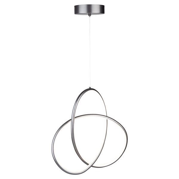 Artcraft Lighting Orion 24 W Grey Modern/contemporary Globe Integrated LED Medium (10-22 Inches) Pendant Light