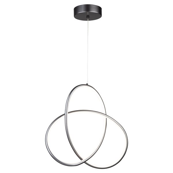 Artcraft Lighting Orion 24 W Grey Modern/contemporary Globe Integrated LED Medium (10-22 Inches) Pendant Light