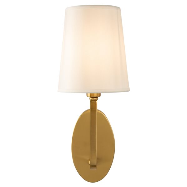 Artcraft Lighting Rhythm 6.3-in 1-light Brushed Gold Traditional Wall Sconce