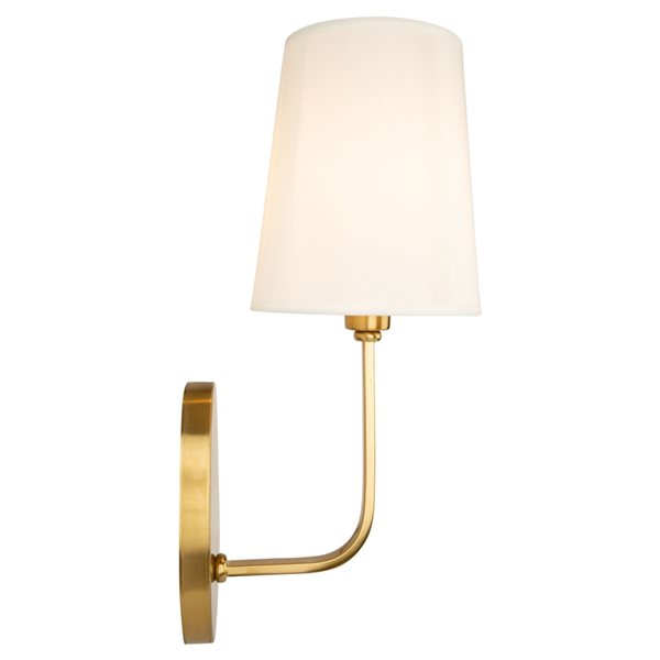 Artcraft Lighting Rhythm 6.3-in 1-light Brushed Gold Traditional Wall Sconce