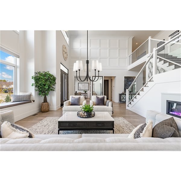 Artcraft Lighting Rhythm 5-light Black Traditional Chandelier