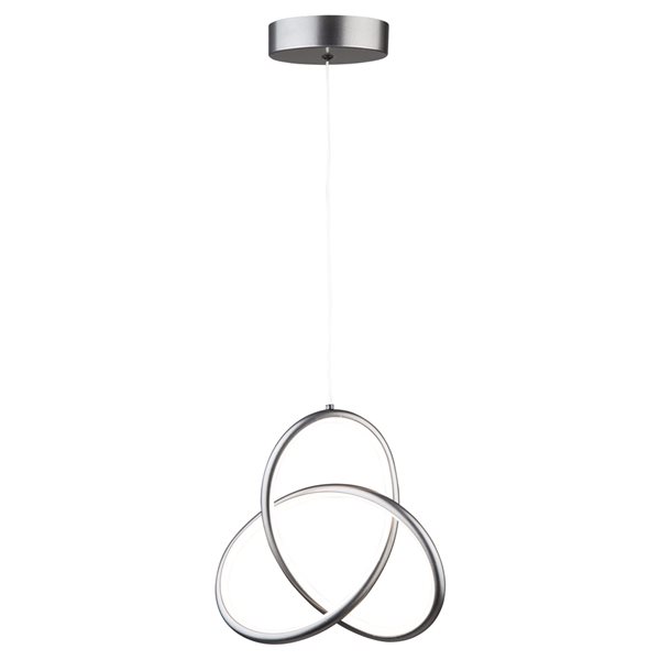 Artcraft Lighting Orion 15 W Grey Modern/contemporary Globe Integrated LED Medium (10-22 Inches) Pendant Light