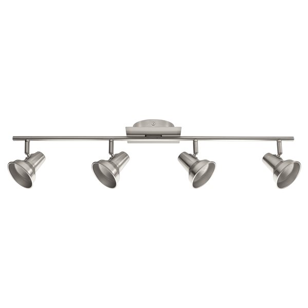 Eglo Filipina 4-Light 31-in Matte Nickel Dimmable Standard Fixed Track Light Kit