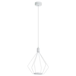 Luminaire suspendu moyen moderne et contemporain Cados par Eglo avec 1 lumière à DEL intégrée, blanc