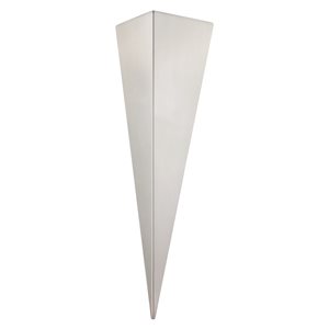 Eglo Trigo 3 8.63-in W 1-Light Stainless Steel Modern/Contemporary Wall Sconce