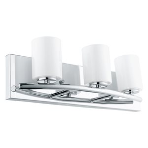 Eglo Abete 3-Light Chrome Modern/Contemporary Vanity Light