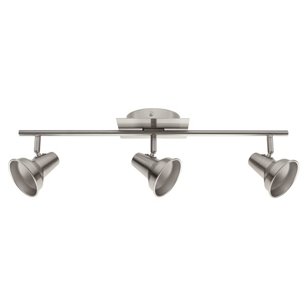 Eglo Filipina 3-Light 23.13-in Matte Nickel Dimmable Standard Fixed Track Light Kit