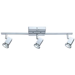 Eglo Zabella 3-Light 23-in Chrome Dimmable Standard Fixed Track Light Kit