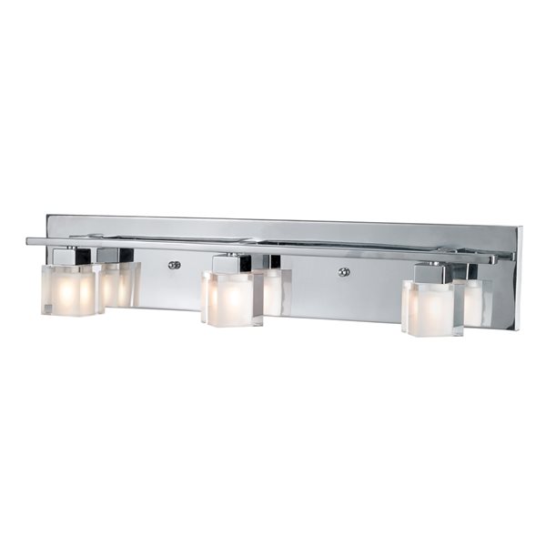 Luminaire pour meuble-lavabo chrome Tanga par Eglo moderne et contemporain avec 3 lumières