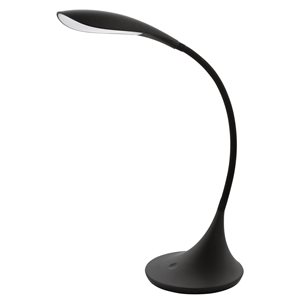 Reviews for Hampton Bay 24 in. Black LED Desk Lamp with Advanced Control  Features