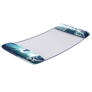 Hurley 44-in Inflatable Mesh Pool Hammock - Blue Tropic Design