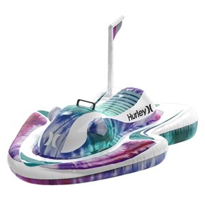 Hurley Wave Runner Water Inflatable Pool Float - Purple