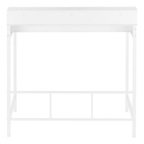 Monarch Specialties 47.25-in White Modern/Contemporary Standing Desk