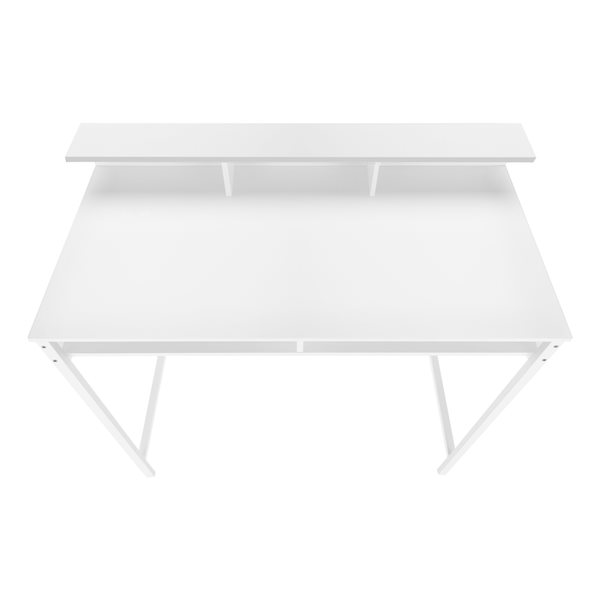 Monarch Specialties 47.25-in White Modern/Contemporary Standing Desk