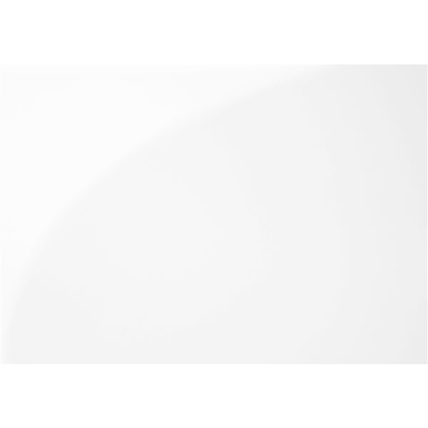 Monarch Specialties 48-in White Faux Marble TV Stand