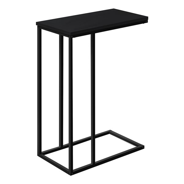 Monarch Specialties Black Composite Rectangular End Table